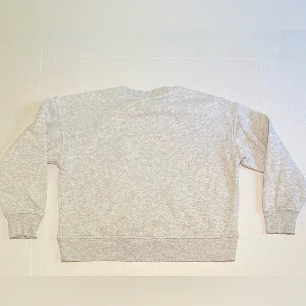 Old Navy 🟣 Size Girls Medium (8) Girl Power Oversized Crew-Neck Sweatshirt